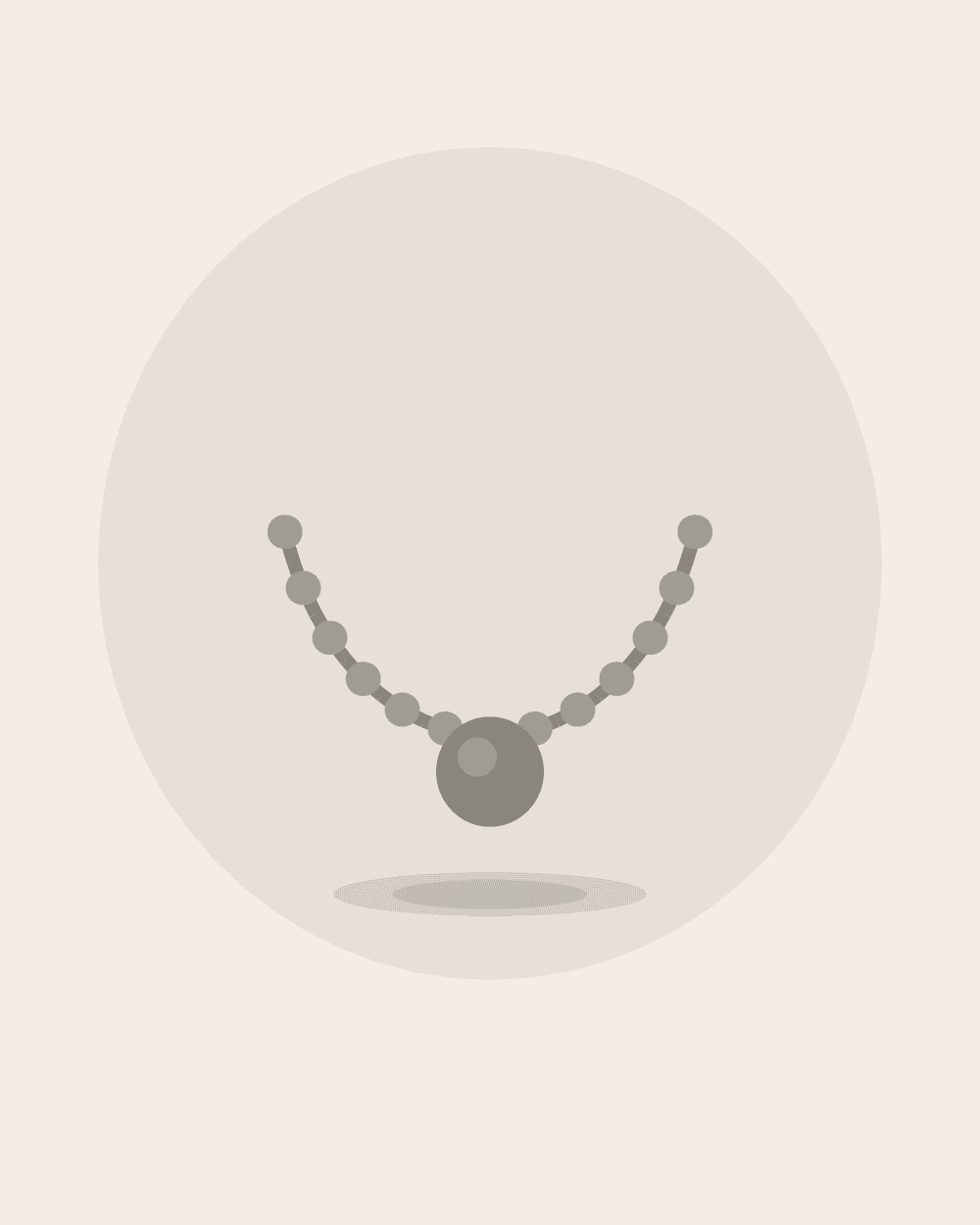 Aros argolla de plata — Gris piedra