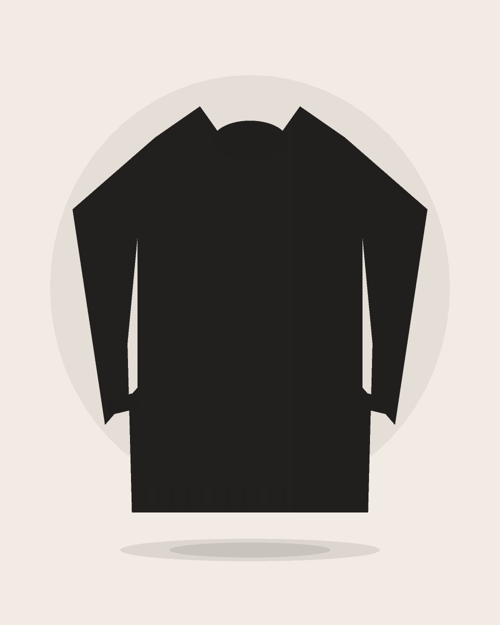 Blusa de punto cuello alto