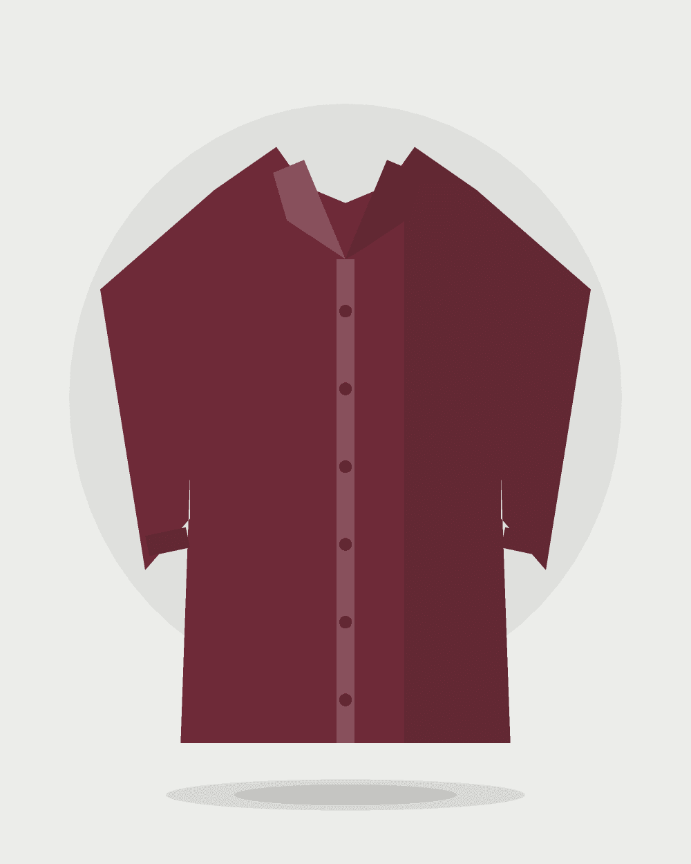 Camisa de franela a cuadros — Burdeo