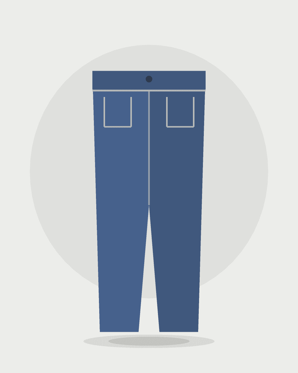 Jeans recto crudo — Denim
