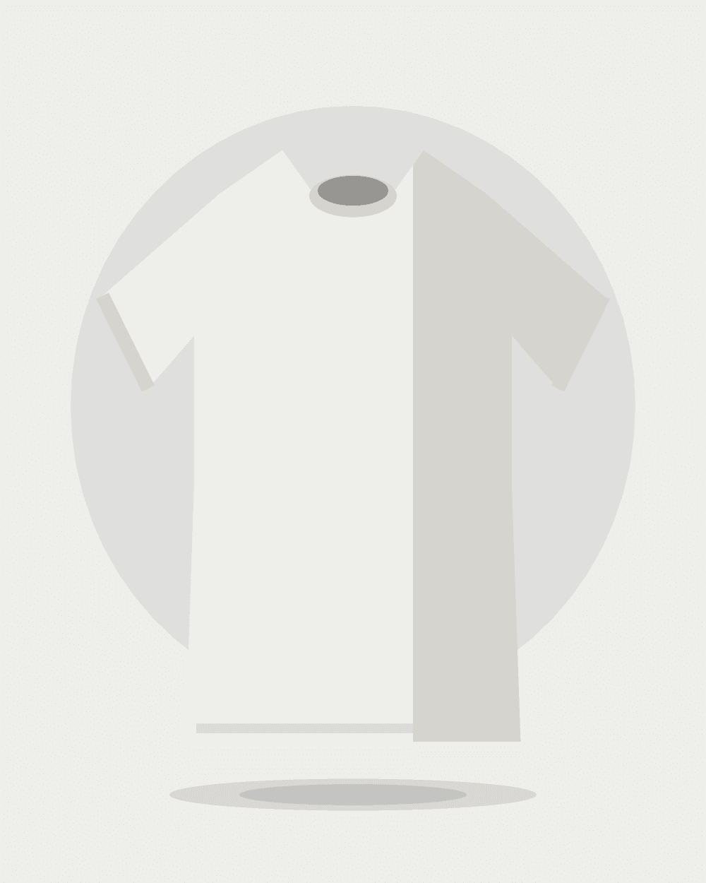 Polera de algodón orgánico — Blanco