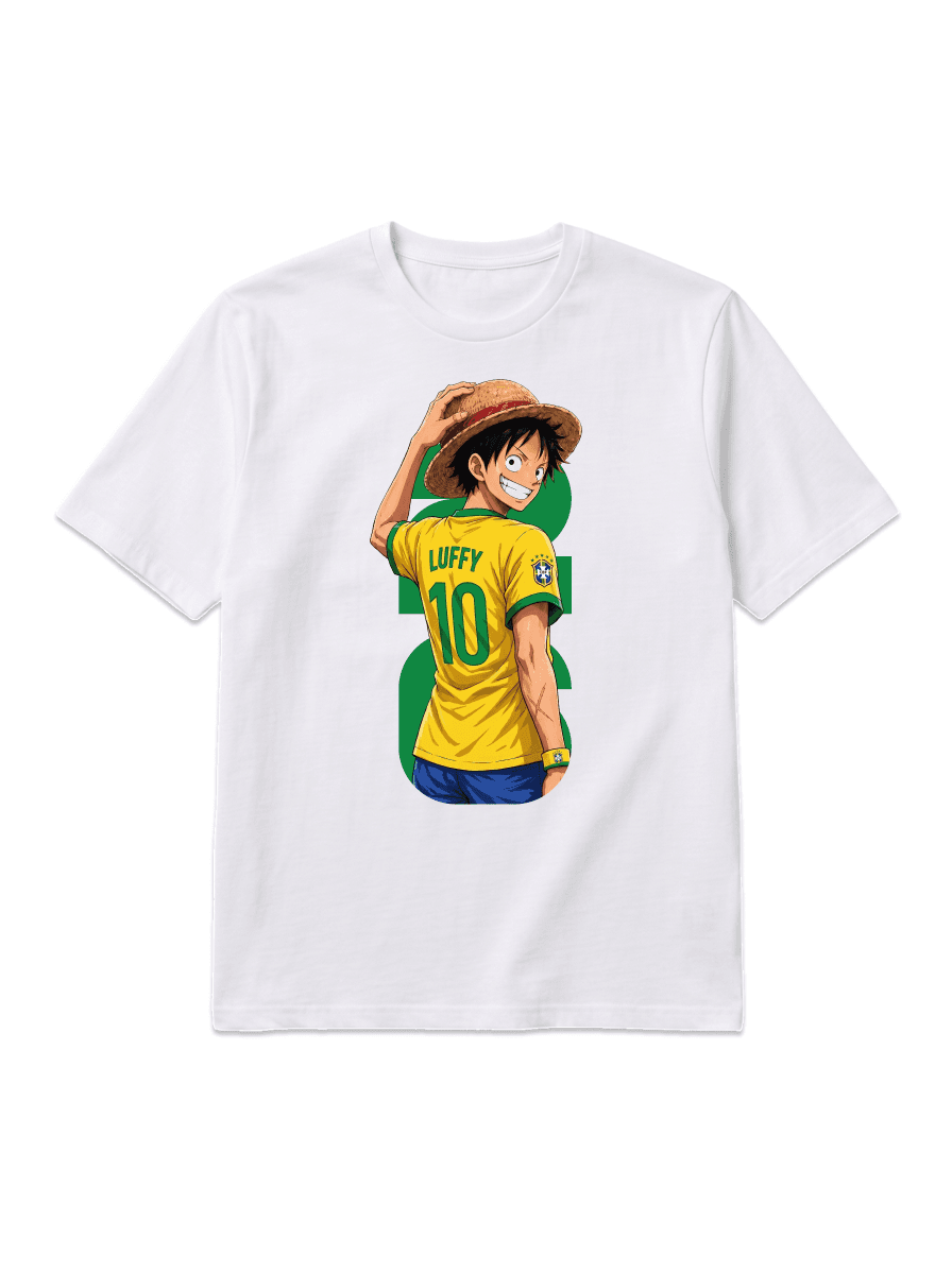 Polera One Piece FWC26 "Luffy - Brasil 2026"